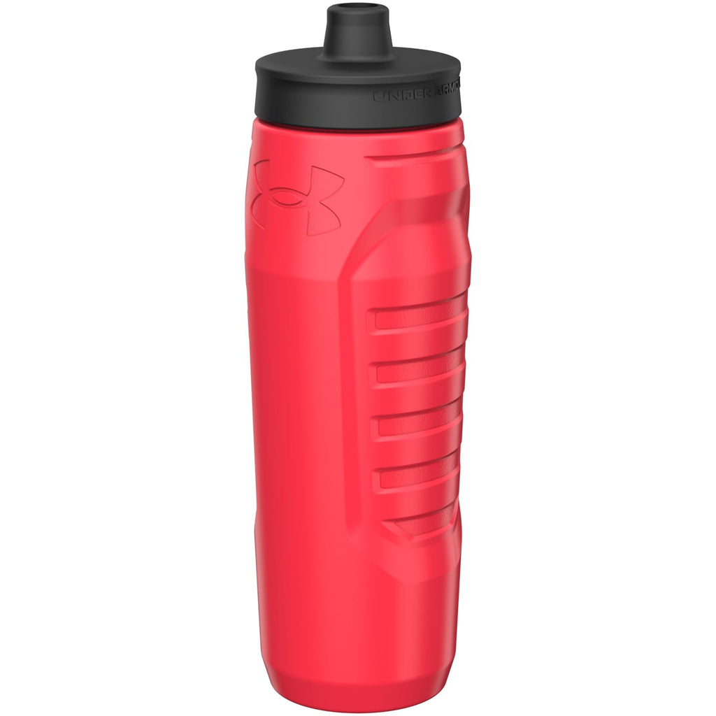 Under Armour Squeeze Water Bottles, 32 oz Water Bottles, Sideline Sports Water Bottle with Quick-Shot Lid, Quick & Easy Hydration, Gym Water Bottles, Squeeze Bottle, 1 32oz Bottle