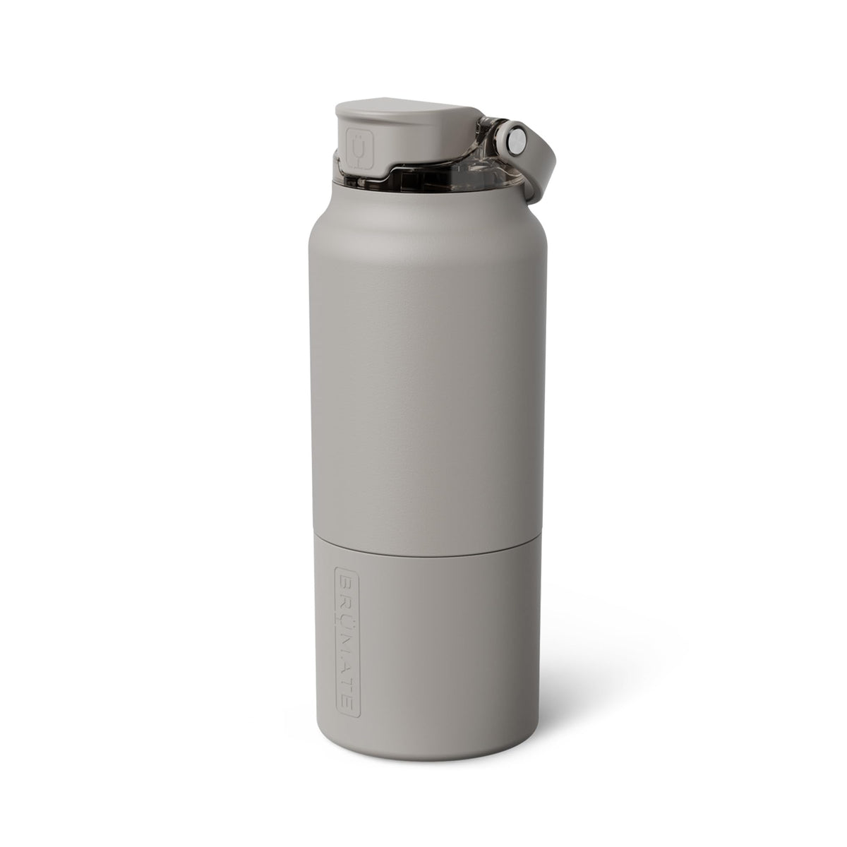 BrüMate Rise 35oz Water Bottle With 100% Leakproof Covered Silicone Straw | Insulated Stainless Steel Water Bottle With Removable Straw | Fast Flow | Soft Sip Silicone Spout | BPA-Free (Sage)