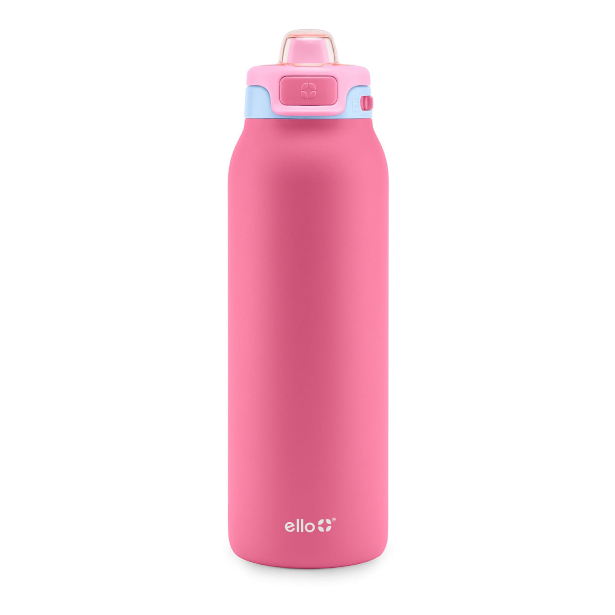 Ello Pop & Fill Insulated Stainless Steel Water Bottle with Quick Fill Lid, Leakproof Locking, Sip or Chug Spout, BPA-Free, Double Wall Vacuum Insulated for Sports, Travel & School- 22oz / 32oz / 40oz