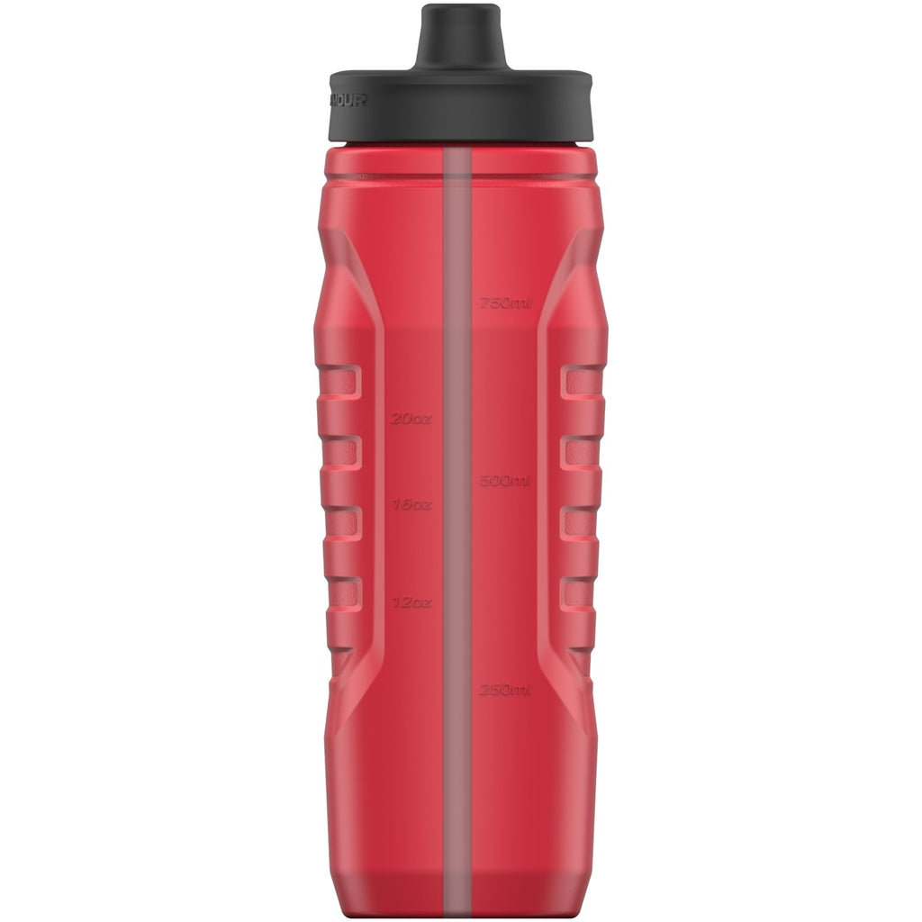 Under Armour Squeeze Water Bottles, 32 oz Water Bottles, Sideline Sports Water Bottle with Quick-Shot Lid, Quick & Easy Hydration, Gym Water Bottles, Squeeze Bottle, 1 32oz Bottle