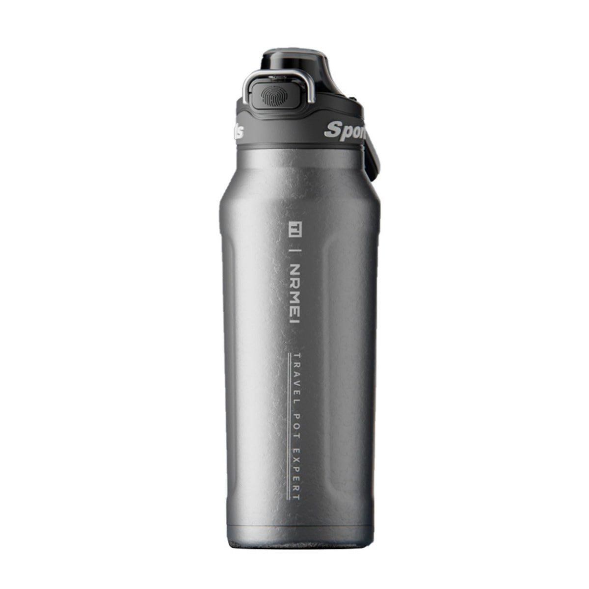 32oz (1000ml) Pure Titanium Insulated Water Bottle, Lightweight Tumbler Double Wall Vacuum Flask, Leakproof Travel Mug Cup for Outdoor Sports Camping Fitness RT178D (Ice Flower Silver)