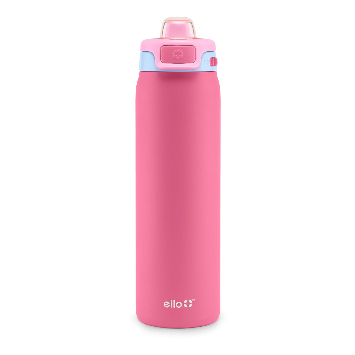 Ello Pop & Fill Insulated Stainless Steel Water Bottle with Quick Fill Lid, Leakproof Locking, Sip or Chug Spout, BPA-Free, Double Wall Vacuum Insulated for Sports, Travel & School- 22oz / 32oz / 40oz