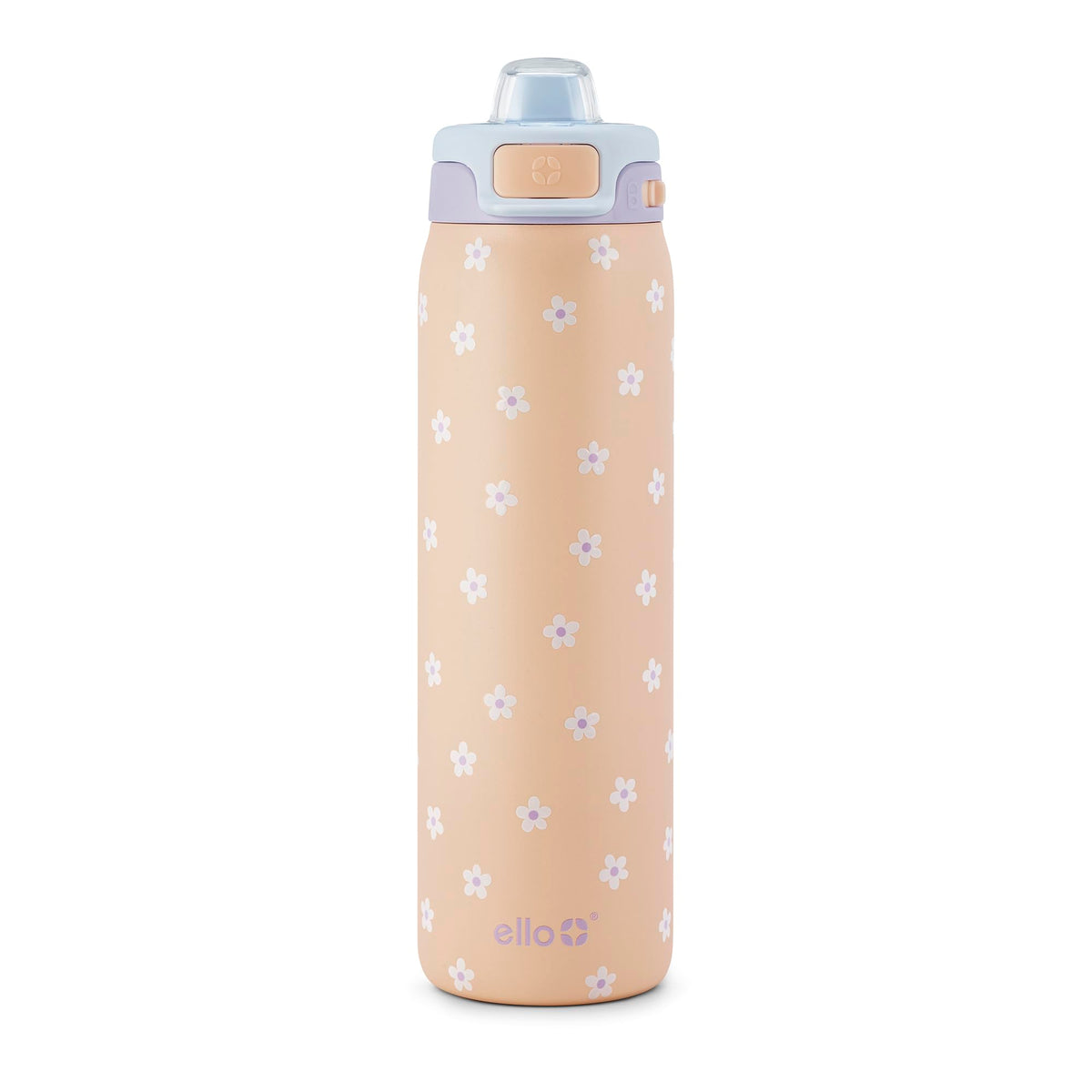 Ello Pop & Fill Insulated Stainless Steel Water Bottle with Quick Fill Lid, Leakproof Locking, Sip or Chug Spout, BPA-Free, Double Wall Vacuum Insulated for Sports, Travel & School- 22oz / 32oz / 40oz