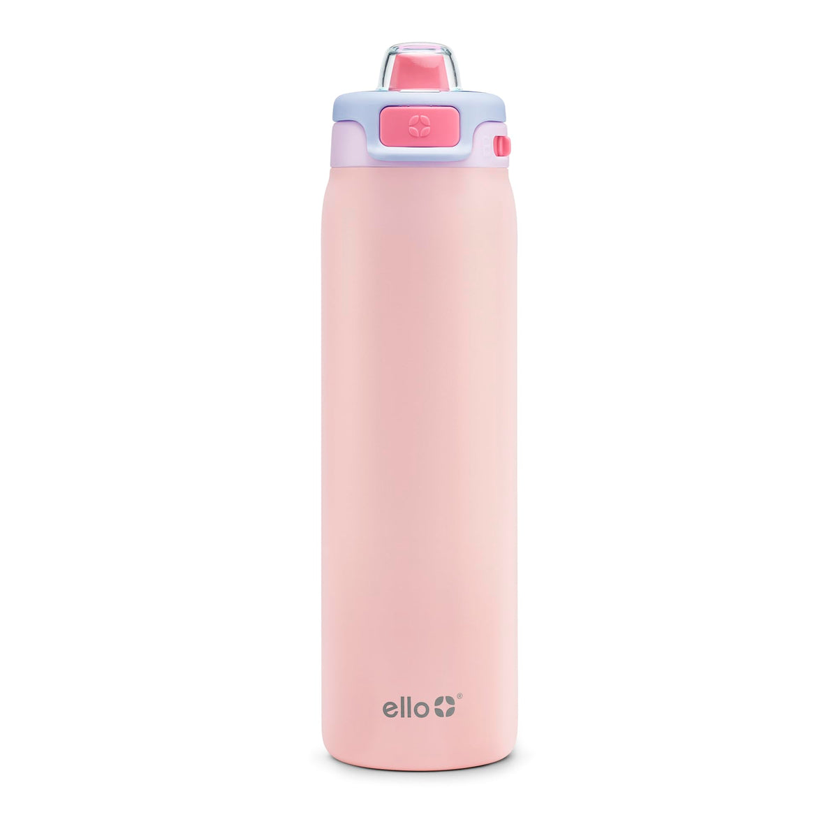 Ello Pop & Fill Insulated Stainless Steel Water Bottle with Quick Fill Lid, Leakproof Locking, Sip or Chug Spout, BPA-Free, Double Wall Vacuum Insulated for Sports, Travel & School- 22oz / 32oz / 40oz