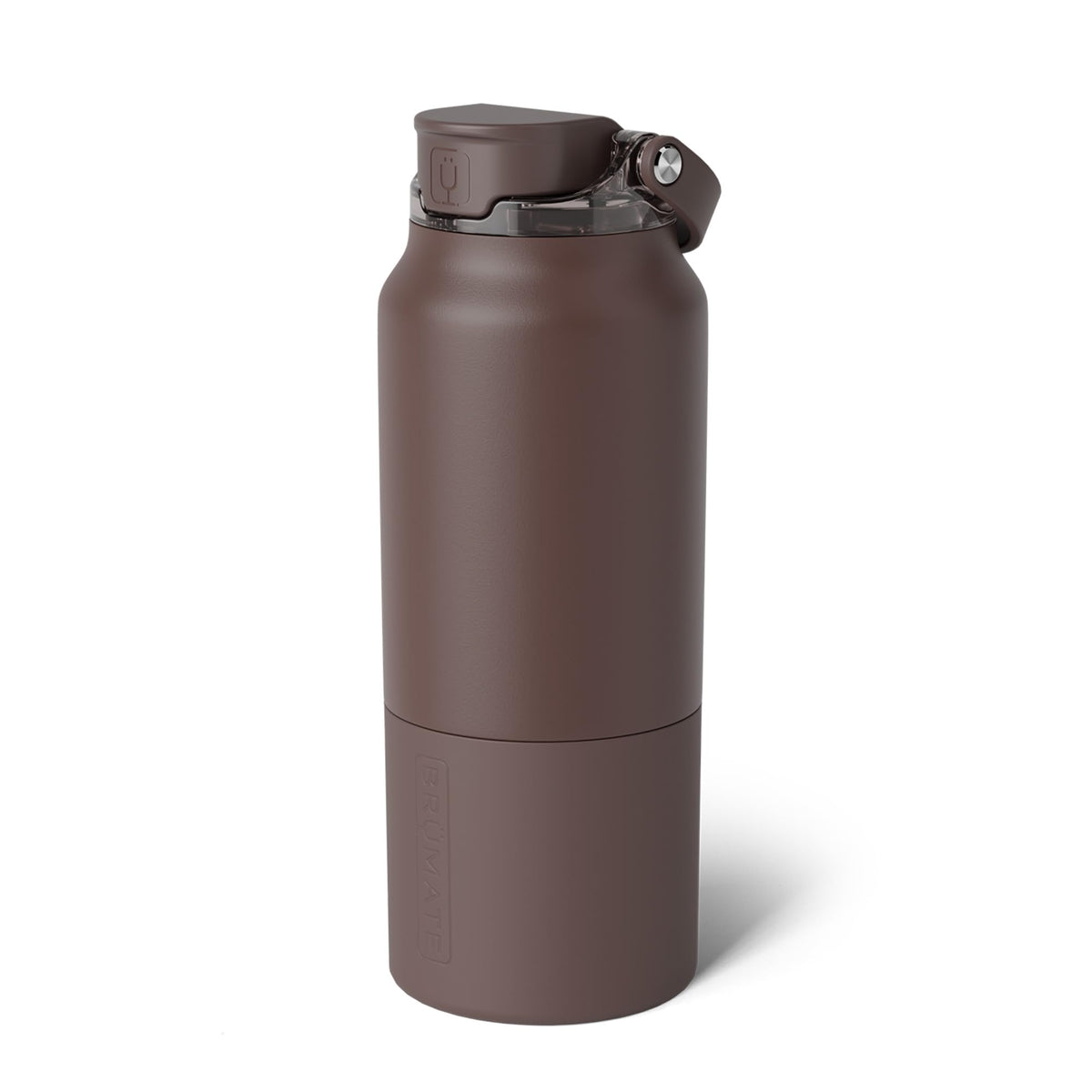 BrüMate Rise 35oz Water Bottle With 100% Leakproof Covered Silicone Straw | Insulated Stainless Steel Water Bottle With Removable Straw | Fast Flow | Soft Sip Silicone Spout | BPA-Free (Sage)