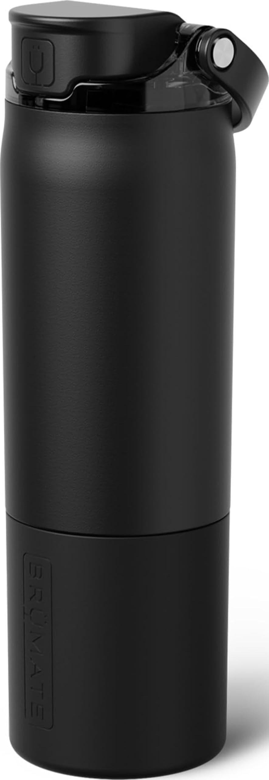 BrüMate Rise 35oz Water Bottle With 100% Leakproof Covered Silicone Straw | Insulated Stainless Steel Water Bottle With Removable Straw | Fast Flow | Soft Sip Silicone Spout | BPA-Free (Sage)