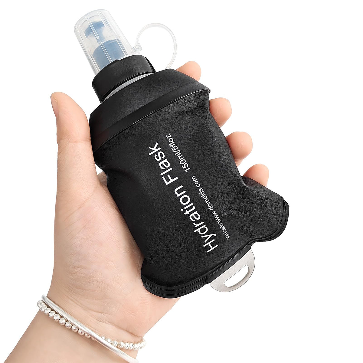 GUYI GYGYL Soft Flask, Collapsible Water Bottle for Sports, 500ml Grey