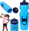 Champion Quench Squeeze Water Bottle, BPA-Free, 24oz (Bonnie Blue)