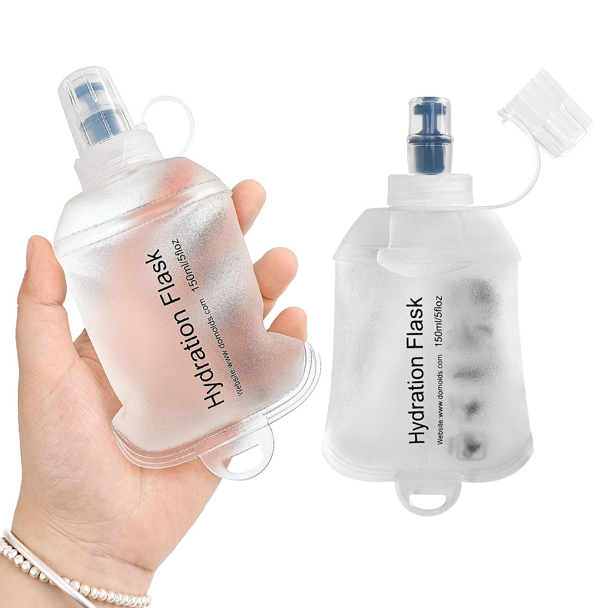 GUYI GYGYL Soft Flask, Collapsible Water Bottle for Sports, 500ml Grey