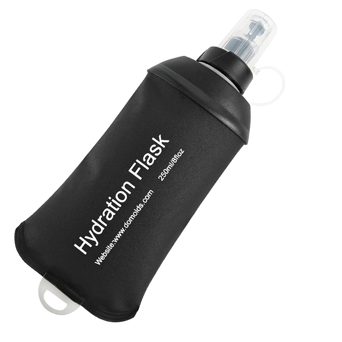 AXEN Soft Flask TPU Foldable Running Hydration Flask, Soft Collapsible Water Bottle for Hydration Pack Cycling Marathon Running Hiking